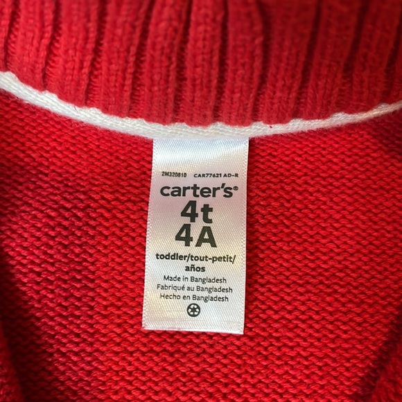 Carter’s sweater 4T - Picture 2 of 4